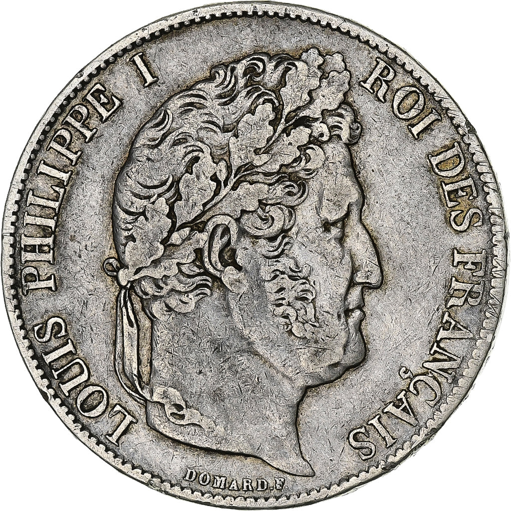 France, 5 Francs, Louis-Philippe, 1846, Paris, Silver, EF(40-45)