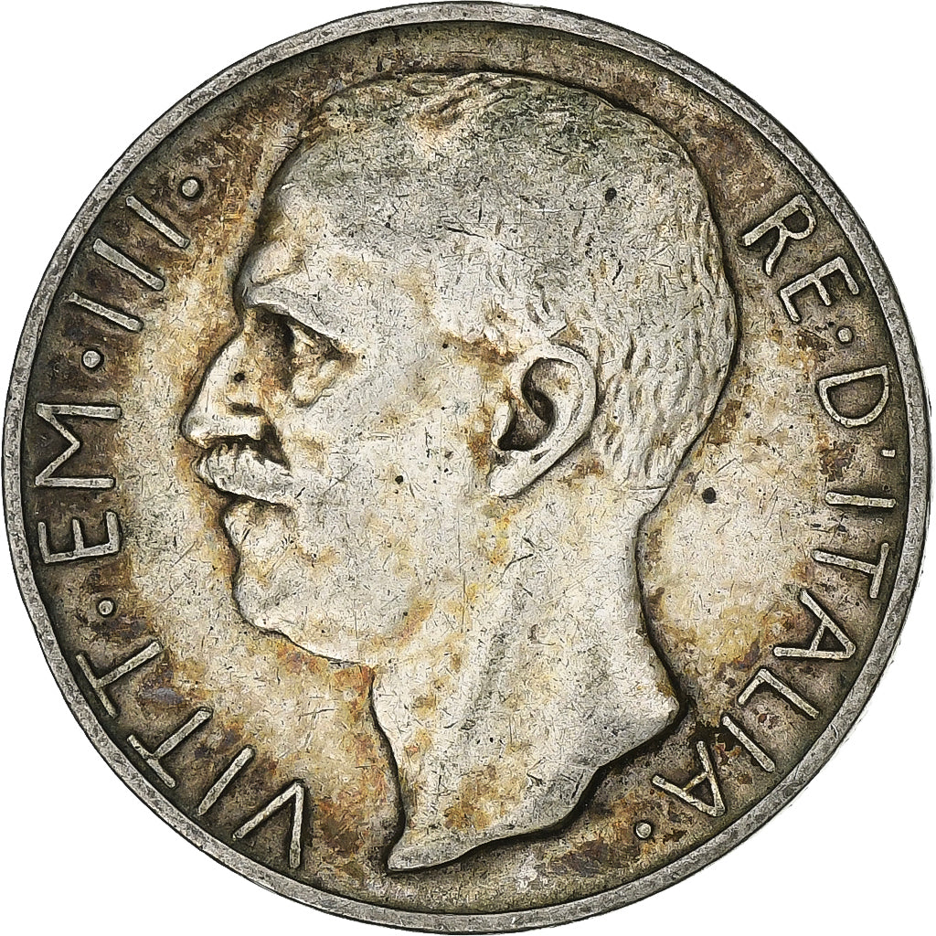 Italien, Vittorio Emanuele III, 10 Lire, 1927, Rome, Silber, SS, KM:68.2