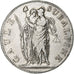 ITALIAN STATES, PIEDMONT REPUBLIC, 5 Francs, 1801, Torino, Silver, VF(30-35)