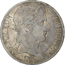 France, Napoléon I, 5 Francs, 1815, Paris, Cent Jours, Argent, TB, Gadoury:595