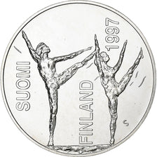 Finland, 100 Markkaa, 1997, Vantaa, Silver, MS(65-70), KM:84