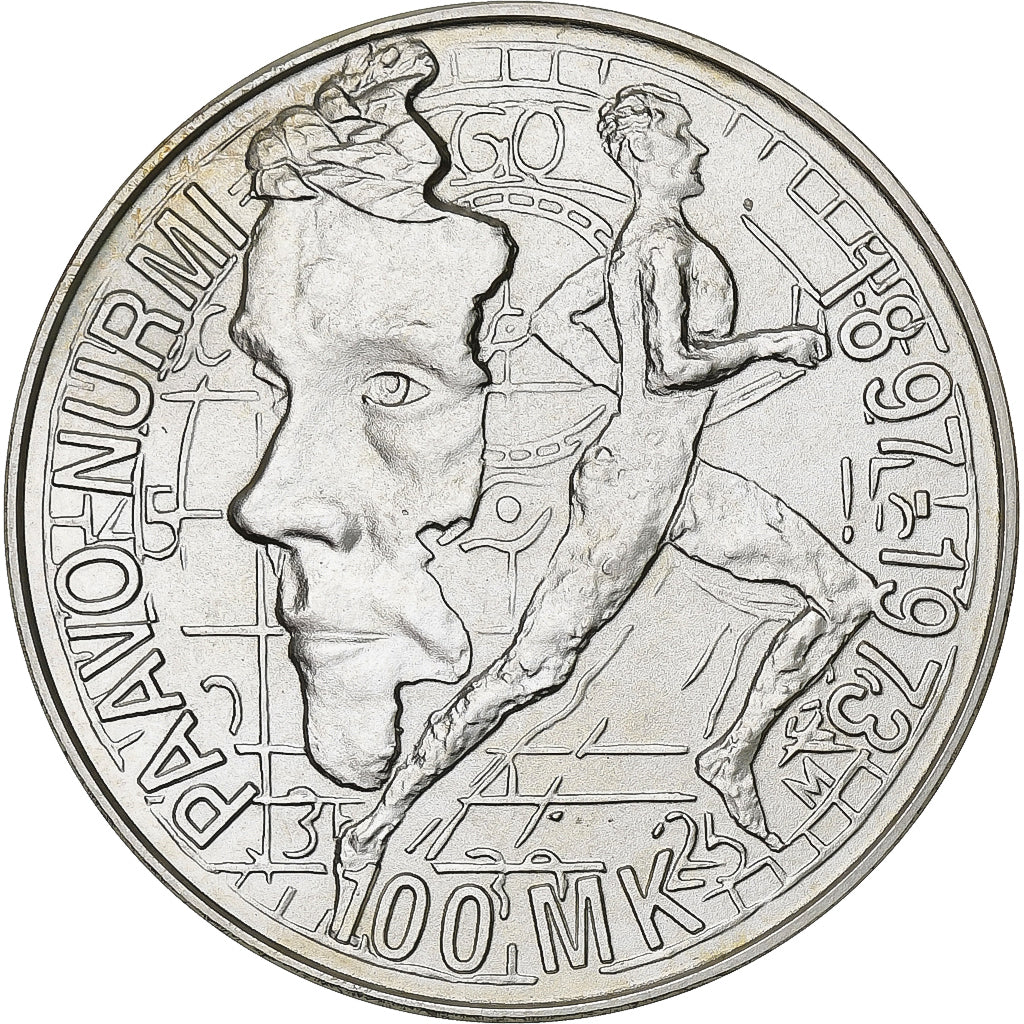 Finland, 100 Markkaa, 1997, Vantaa, Silver, MS(65-70), KM:84