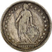 Suisse, 2 Francs, 1879, Bern, Argent, TB, KM:21