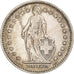Suisse, 2 Francs, 1916, Bern, Argent, TTB, KM:21