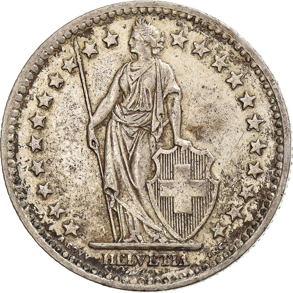 Suisse, 2 Francs, 1947, Bern, Argent, TTB+, KM:21