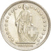 Suisse, 2 Francs, 1964, Bern, Argent, SPL, KM:21