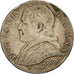 ITALIAN STATES, PAPAL STATES, Pius IX, 2 Lire, 1866, Rome, Silver, VF(20-25)
