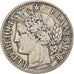 France, 2 Francs, Cérès, 1894, Paris, Silver, VF(20-25), Gadoury:530a