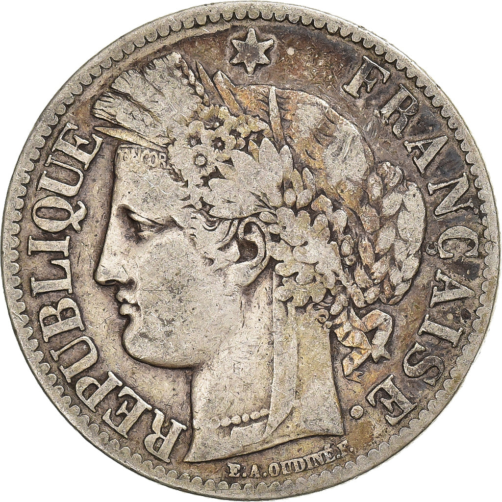 Frankreich, Cérès, 2 Francs, 1888, Paris, S, Silber, KM:817.1, Gadoury:530a