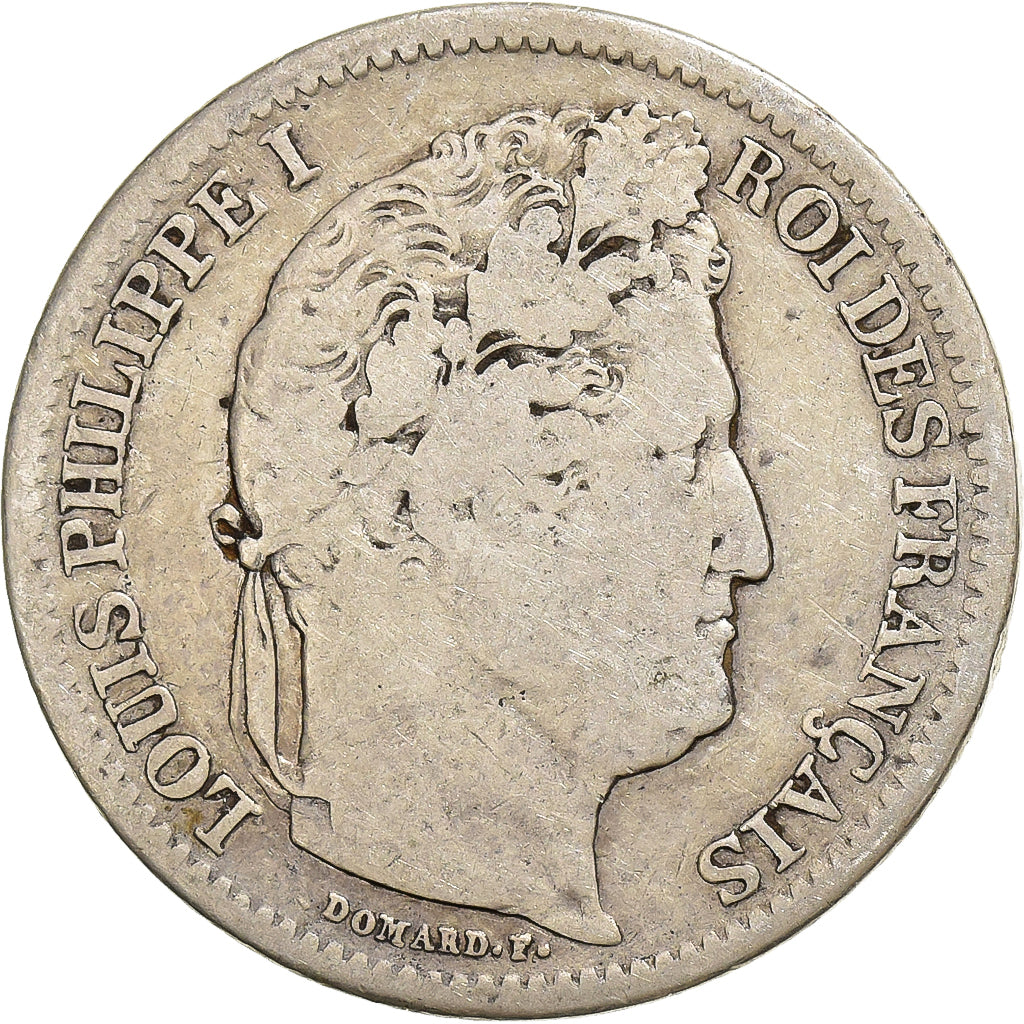 Francia, 2 Francs, Louis-Philippe, 1839, Lille, Argento, B+, Gadoury:520