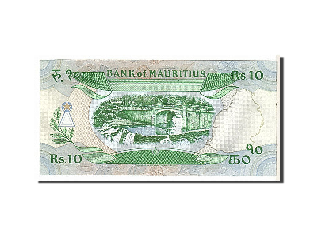 Banknote, Mauritius, 10 Rupees, 1985, KM:35b, UNC(65-70)