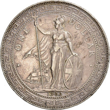 Royaume-Uni, Victoria, Trade Dollar, 1900, Bombay, Argent, TTB+