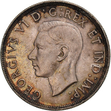Canada, George VI, Dollar, Royal Visit, 1939, Ottawa, Silver, AU(50-53), KM:38