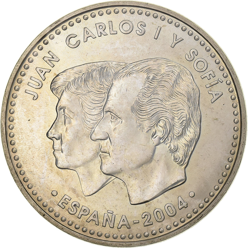Spanien, Juan Carlos I, 12 Euro, 2004, Madrid, Silber, STGL, KM:1095