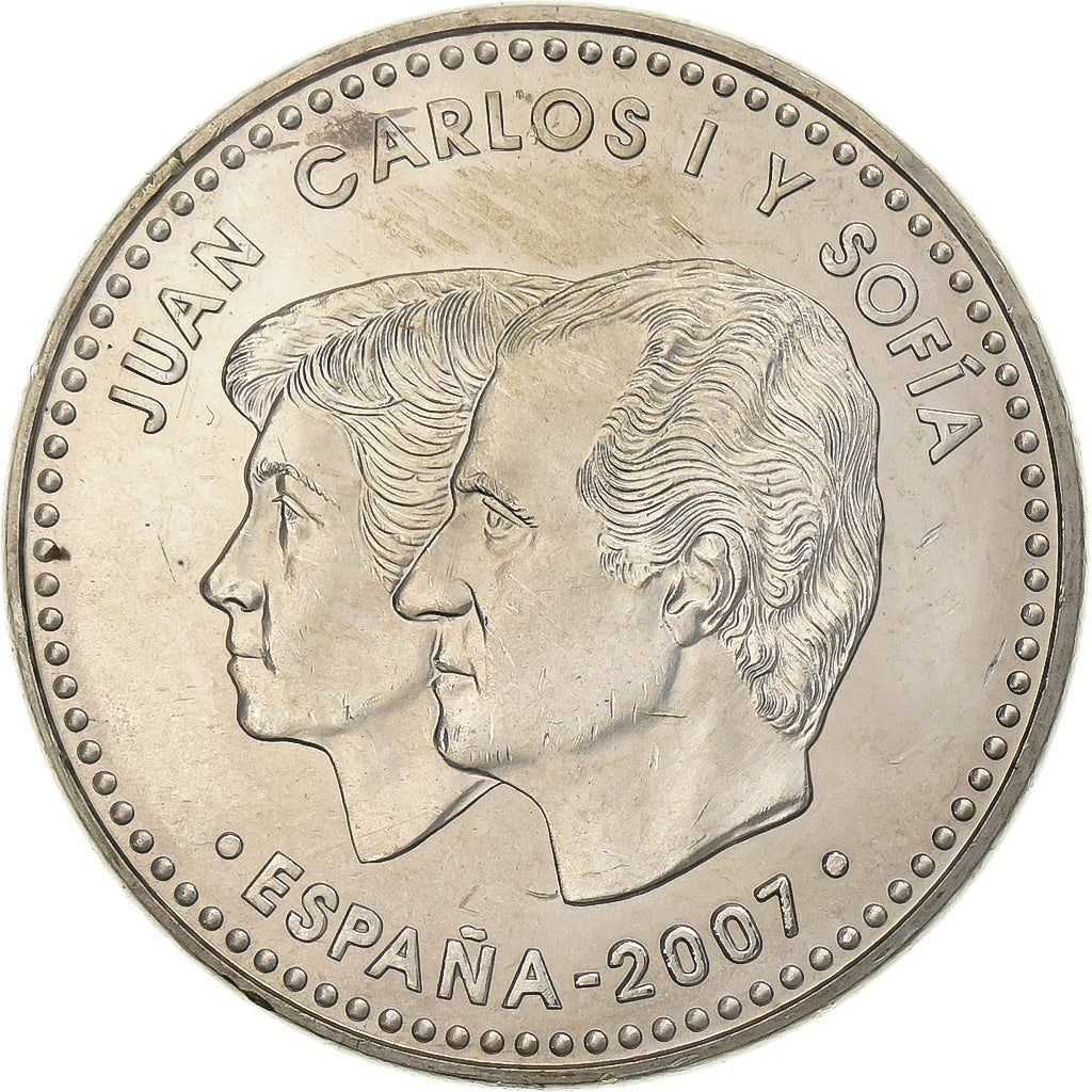 Spain, Juan Carlos I, 12 Euro, 2007, Madrid, Silver, MS(65-70), KM:1129