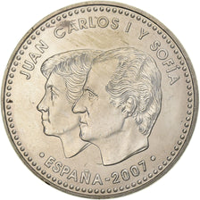 Spain, Juan Carlos I, 12 Euro, 2007, Madrid, Silver, MS(65-70), KM:1129