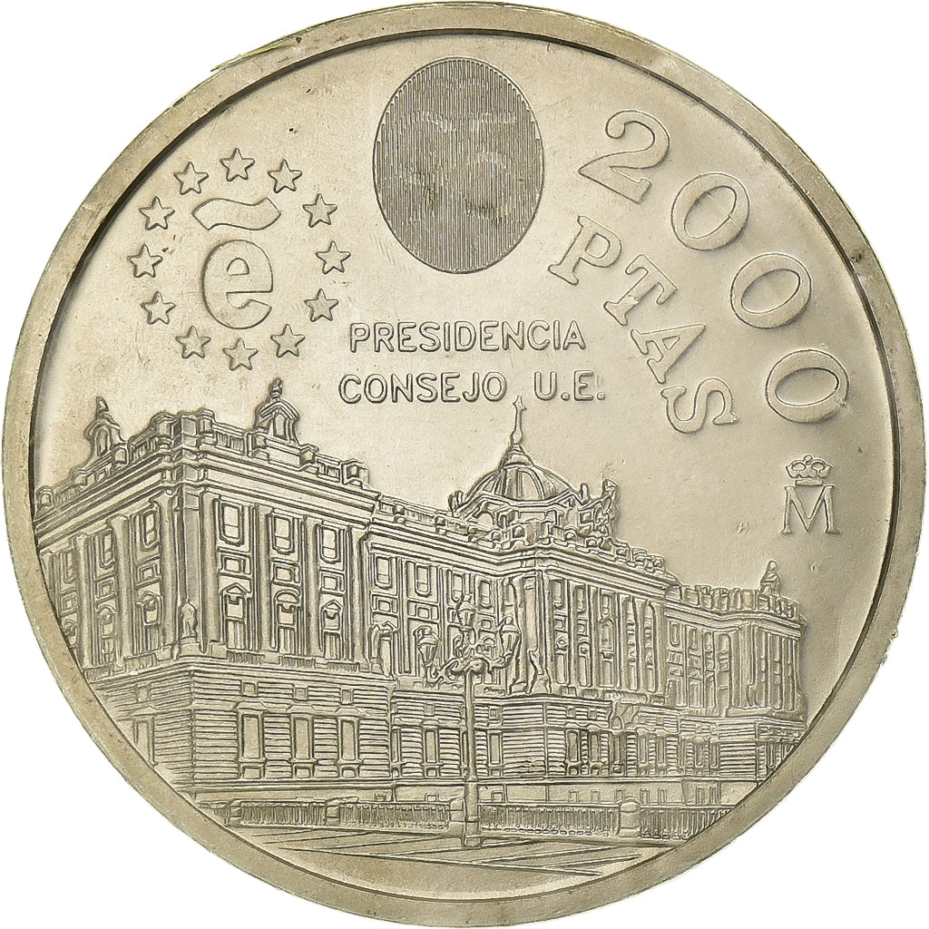 Spanien, Juan Carlos I, 2000 Pesetas, 1995, Madrid, Silber, STGL, KM:954