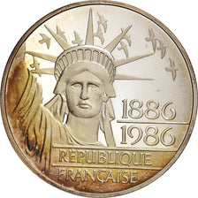 France, 100 Francs, Liberté, 1986, MDP, Proof, Silver, MS(63)