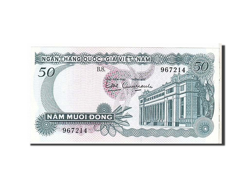 Banknote, South Viet Nam, 50 D<ox>ng, 1969, KM:25a, UNC(65-70)