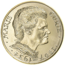 France, 100 Francs, Marie Curie, 1984, série FDC, Silver, MS(65-70)