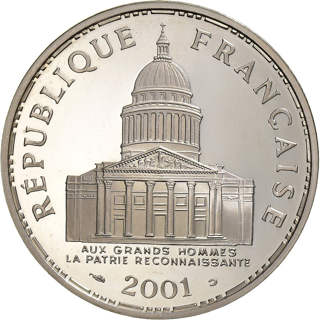 Francia, 100 Francs, 2001, Proof / BE, Plata, FDC, Gadoury:898 a