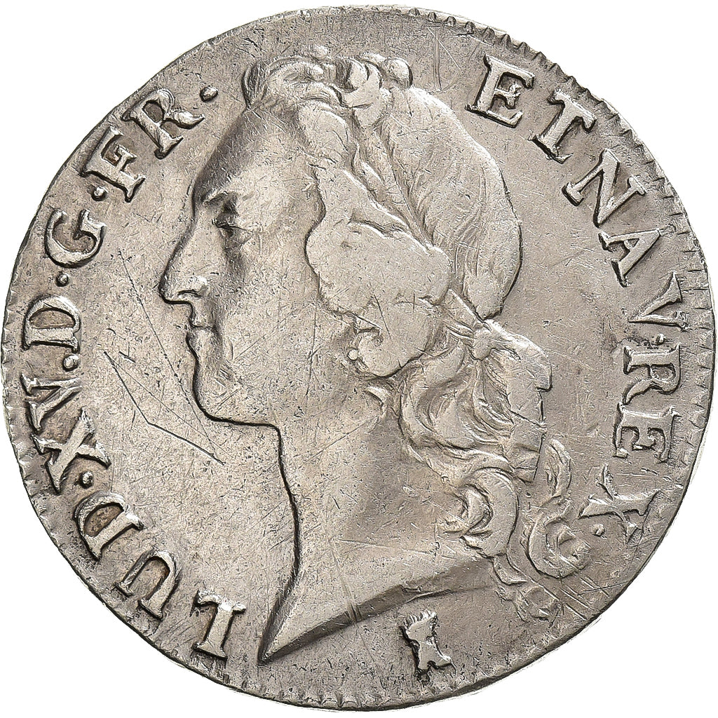 France, Louis XV, Écu au bandeau, 1742, Nantes, Silver, EF(40-45), Gadoury:322