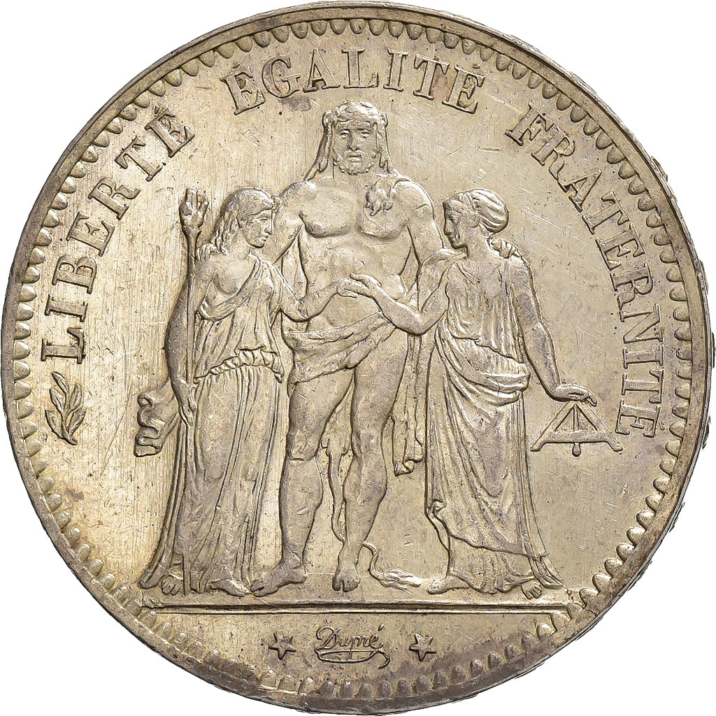 France, 5 Francs, Hercule, 1876, Paris, Argent, SUP, Gadoury:745a, KM:820.1