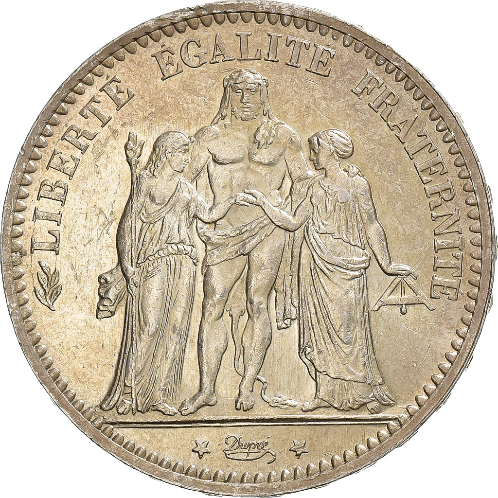 France, 5 Francs, Hercule, 1873, Paris, Argent, SUP+, KM:820.1