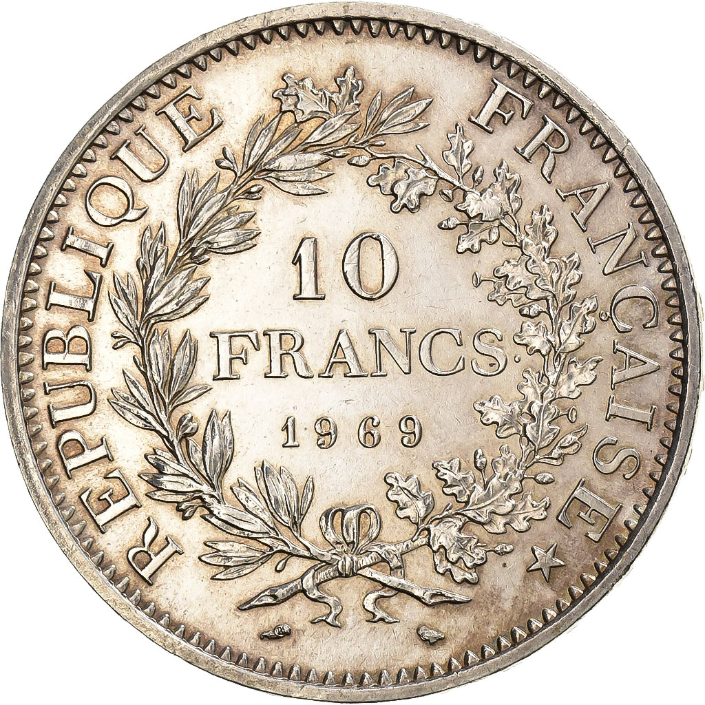 France, 10 Francs, Hercule, 1969, Paris, Argent, SPL, Gadoury:813, KM:932