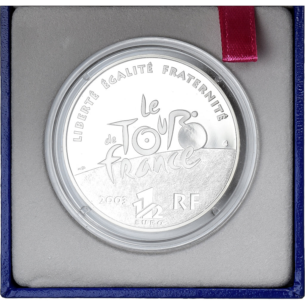 França, 1-1/2 Euro, Tour de France, Étape de montagne, BE, 2003, Monnaie de
