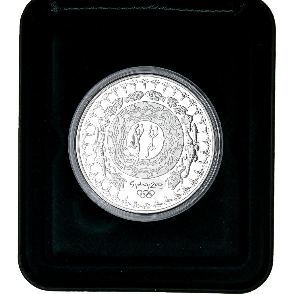 Australia, Elizabeth II, 5 Dollars, 2000, Perth, Silver, MS(65-70), KM:381