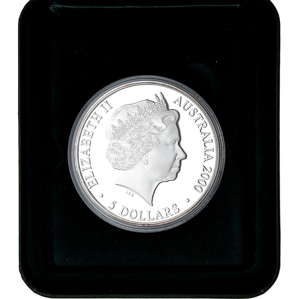 Australia, Elizabeth II, 5 Dollars, 2000, Perth, Silver, MS(65-70), KM:816