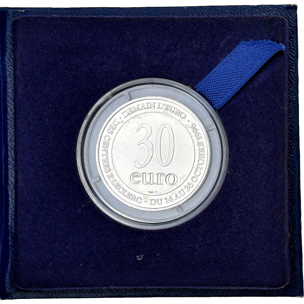 Frankreich, 30 Euro, E.Leclerc, unofficial private coin, 1996, Silber, STGL