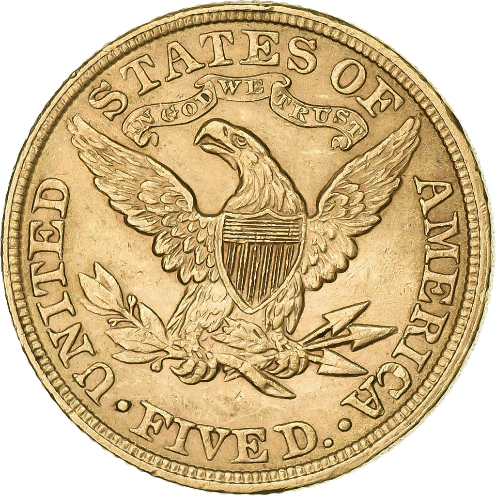 United States, $5, Coronet Head, 1900, Philadelphia, Gold, MS(60-62), KM:101