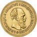 Russia, Alexander III, 5 Roubles, 1888, Saint Petersburg, Gold, MS(60-62), KM:42