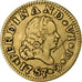 Spain, Ferdinand VI, 1/2 Escudo, 1757, Sevilla, Gold, VF(30-35), KM:374