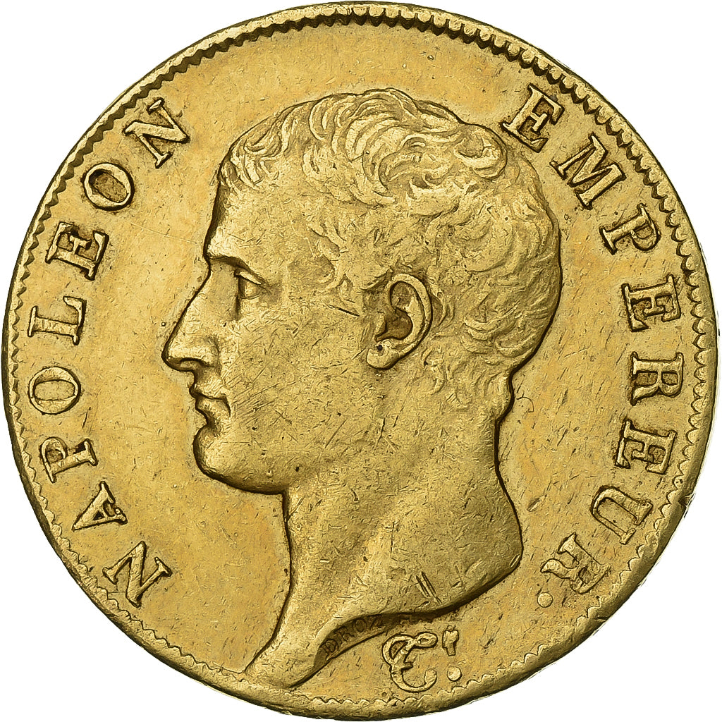Frankrijk, Napoleon I, 40 Francs, Napoléon I, An 13 (1805), Paris, Goud, ZF+