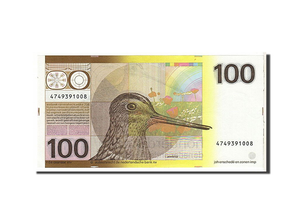 Países Bajos, 100 Gulden, SC
