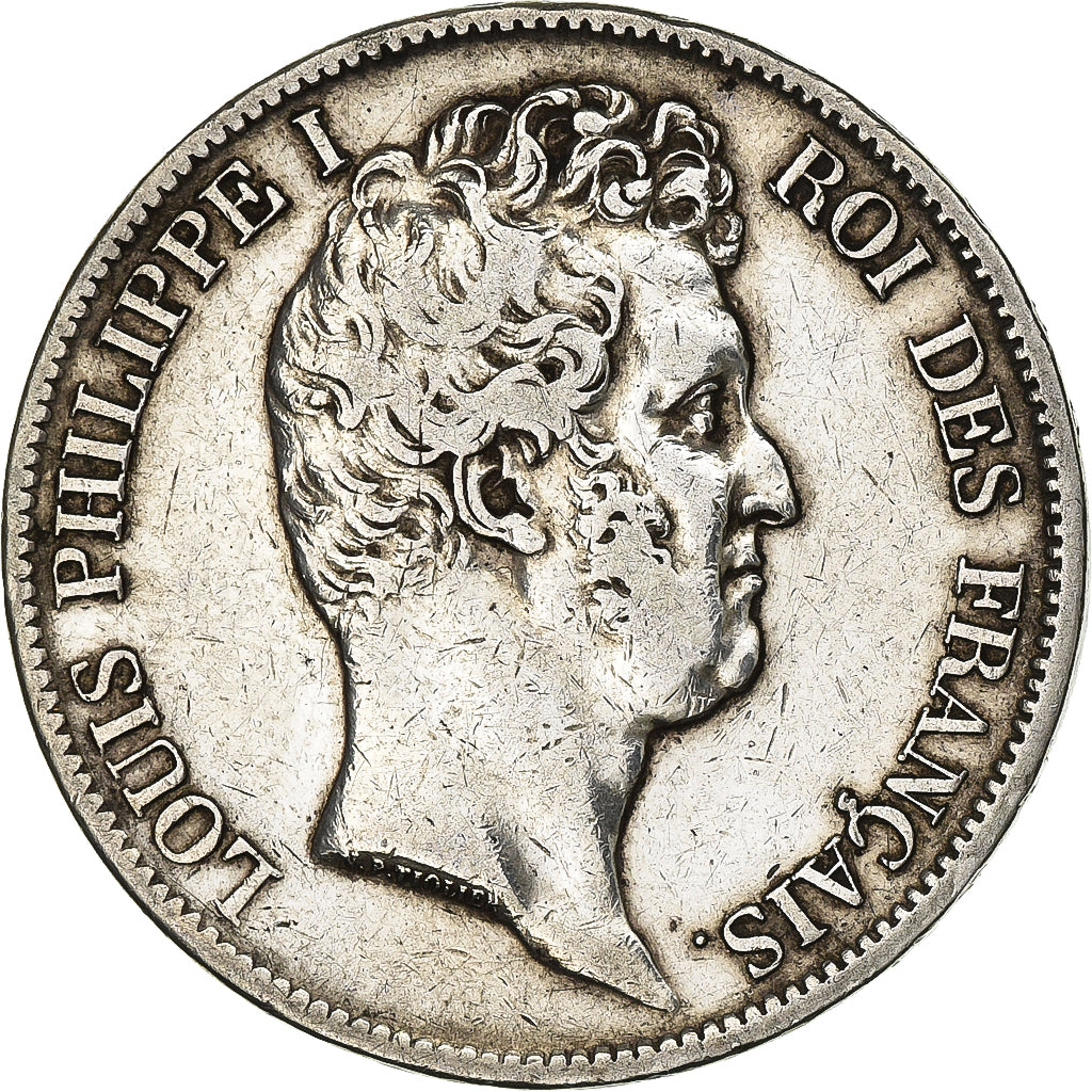 France, Louis-Philippe, 5 Francs, 1831, Toulouse, Silver, EF(40-45), Gadoury:676