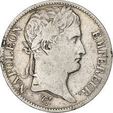 Francja, Napoleon I, 5 Francs, 1811, Paris, Srebro, VF(20-25), Gadoury:584