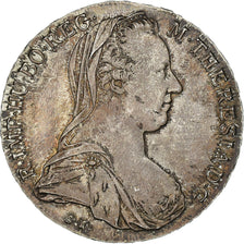 Austria, Maria Theresa, Thaler, 1780, Vienna, Restrike, Silver, MS(60-62)