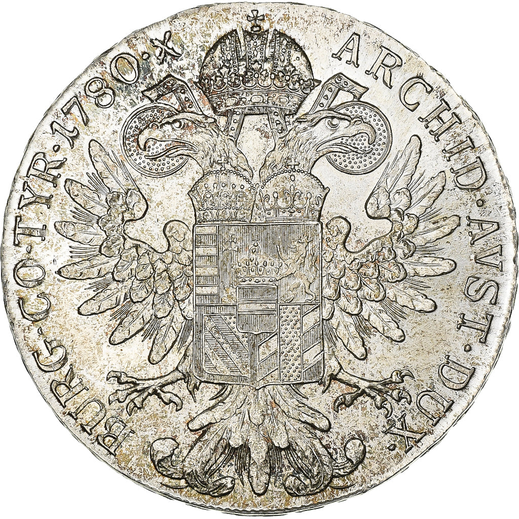 Austria, Maria Theresa, Thaler, 1780, Vienna, Restrike, Silver, MS(60-62)