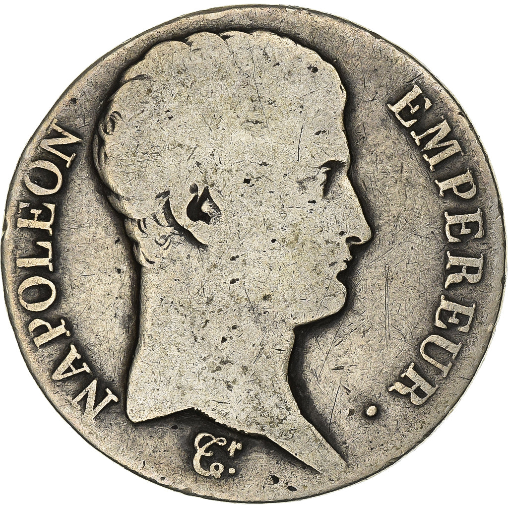 France, Napoleon I, 5 Francs, 1806, Strasbourg, Silver, VG(8-10), Gadoury:581