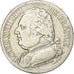 Francia, Louis XVIII, 5 Francs, Louis XVIII, 1814, Toulouse, Argento, MB