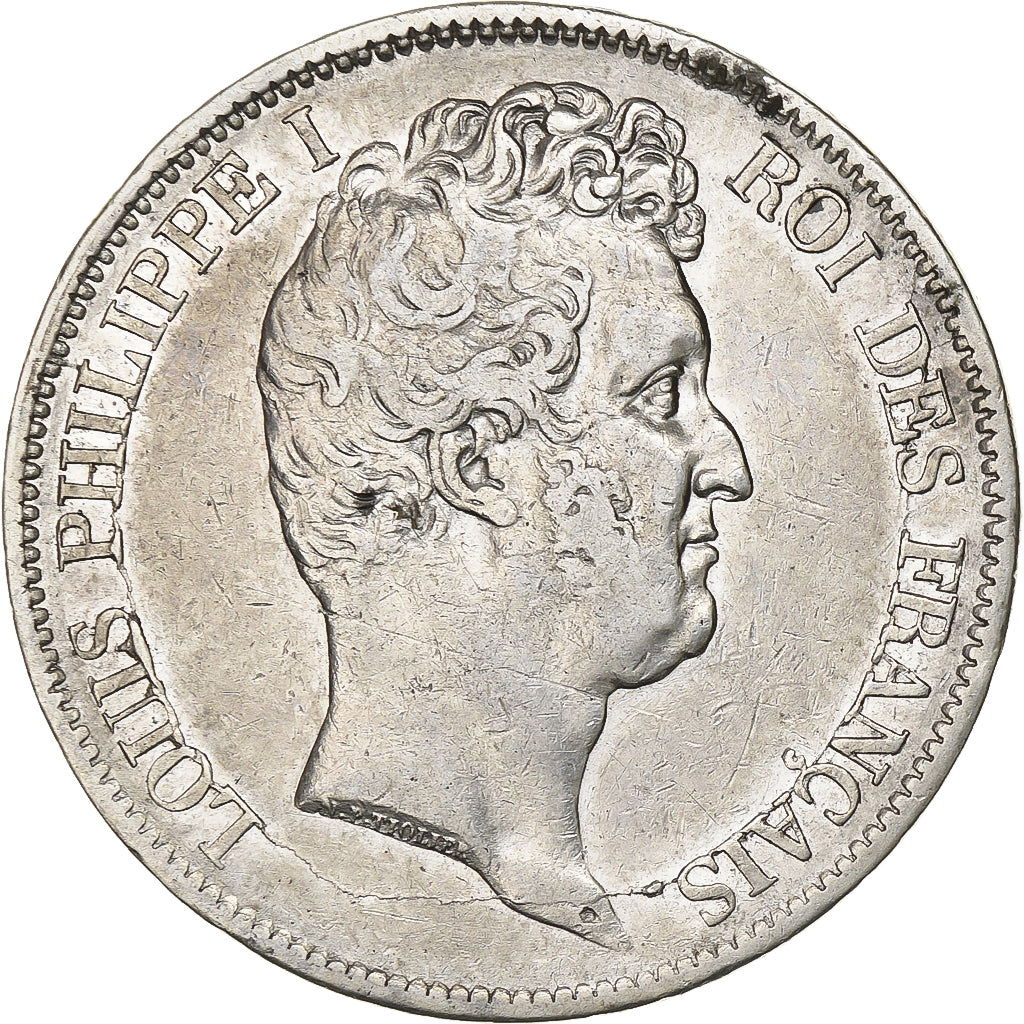 Frankrijk, Louis-Philippe, 5 Francs, 1830, Rouen, Zilver, ZF, Gadoury:676