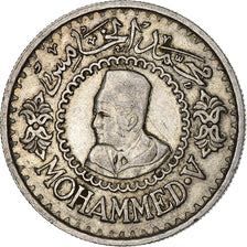 Marocco, Mohammed V, 500 Francs, 1956, Paris, Argento, BB+, KM:54