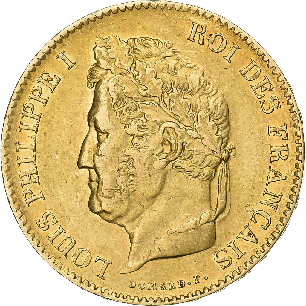 Francia, Louis-Philippe, 40 Francs, 1831, Paris, Oro, BB+, Gadoury:1106, Le