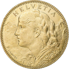 Schweiz, 10 Francs, 1913, Bern, Gold, UNZ, KM:36
