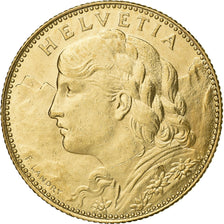Switzerland, 10 Francs, 1911, Bern, Gold, MS(63), KM:36