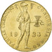Netherlands, Wilhelmina I, Ducat, 1928, Utrecht, Gold, MS(63), KM:83.1a